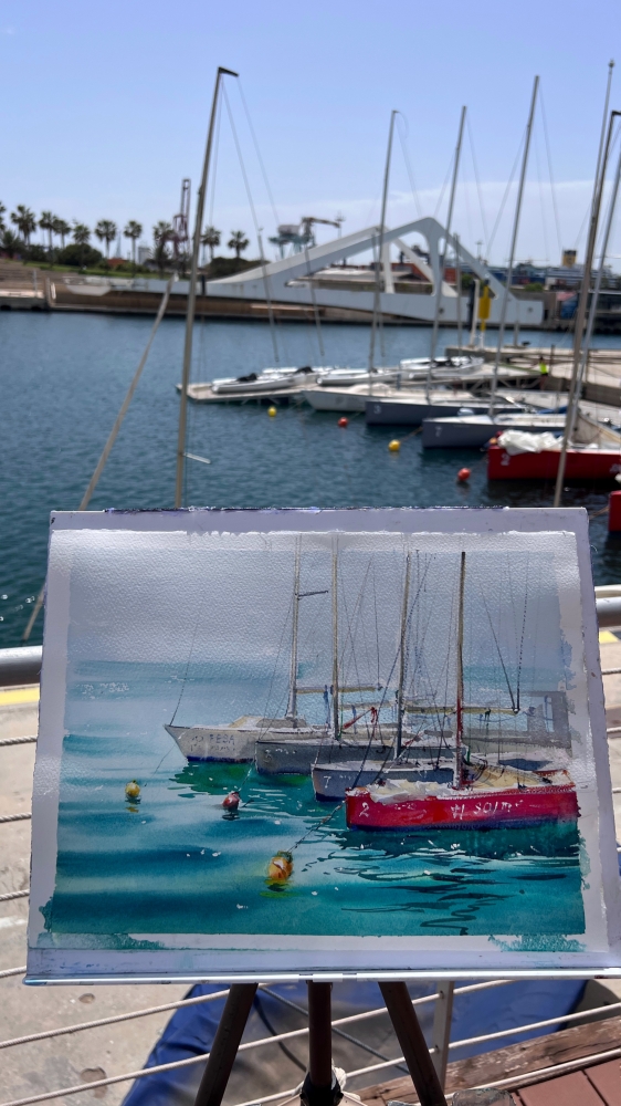 Boats on Blue Silence