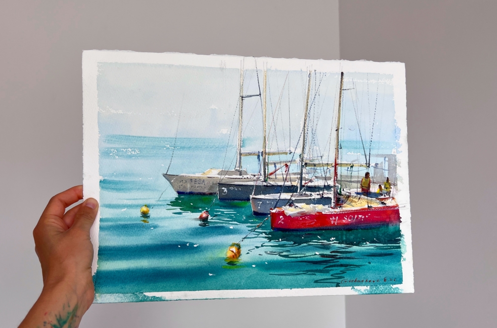 Boats on Blue Silence