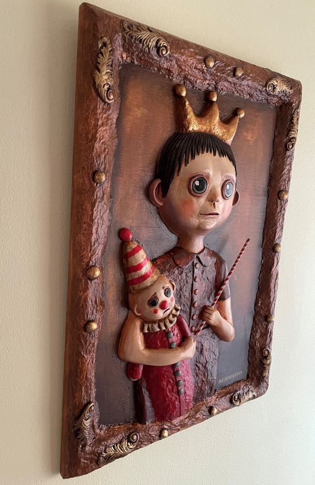 The Crowned Watcher - 3D Portrait