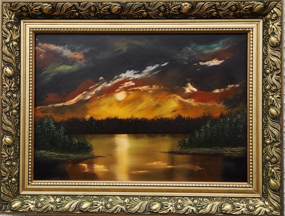 Moonlight Over the Lake