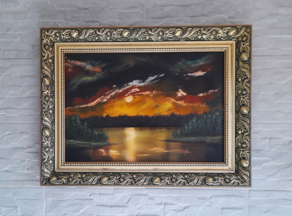 Moonlight Over the Lake