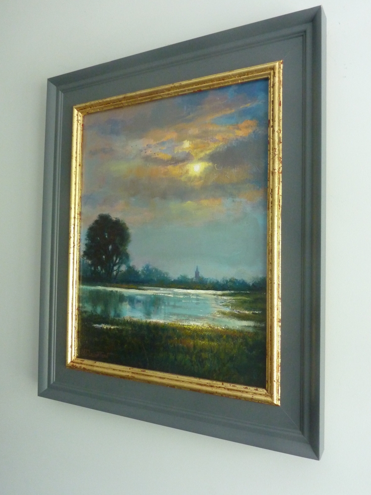 Sunset over the River