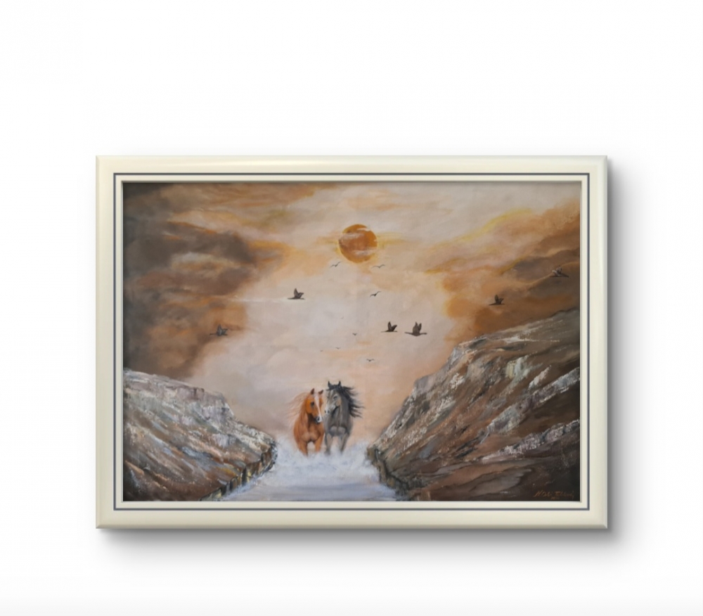 Der Ritt in die Unendlichkeit der Passage. Ride intoinfiniti,Fredom in Stone. 