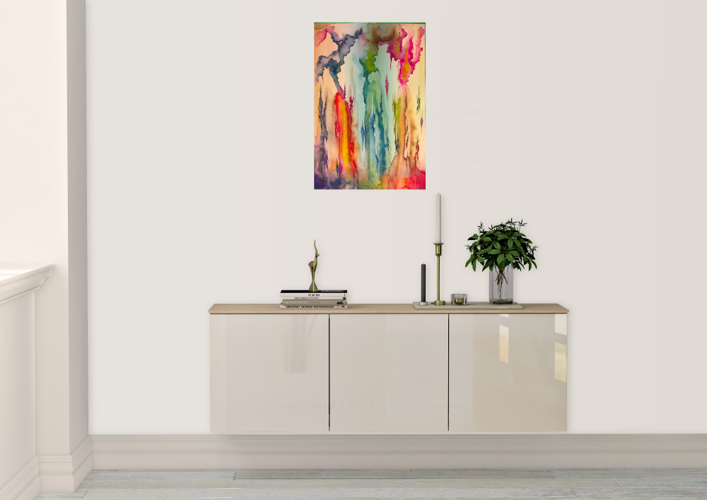 The Seasons by Vivaldi Watercolors on cold press paper, 15x22 inch, SKU 4085  