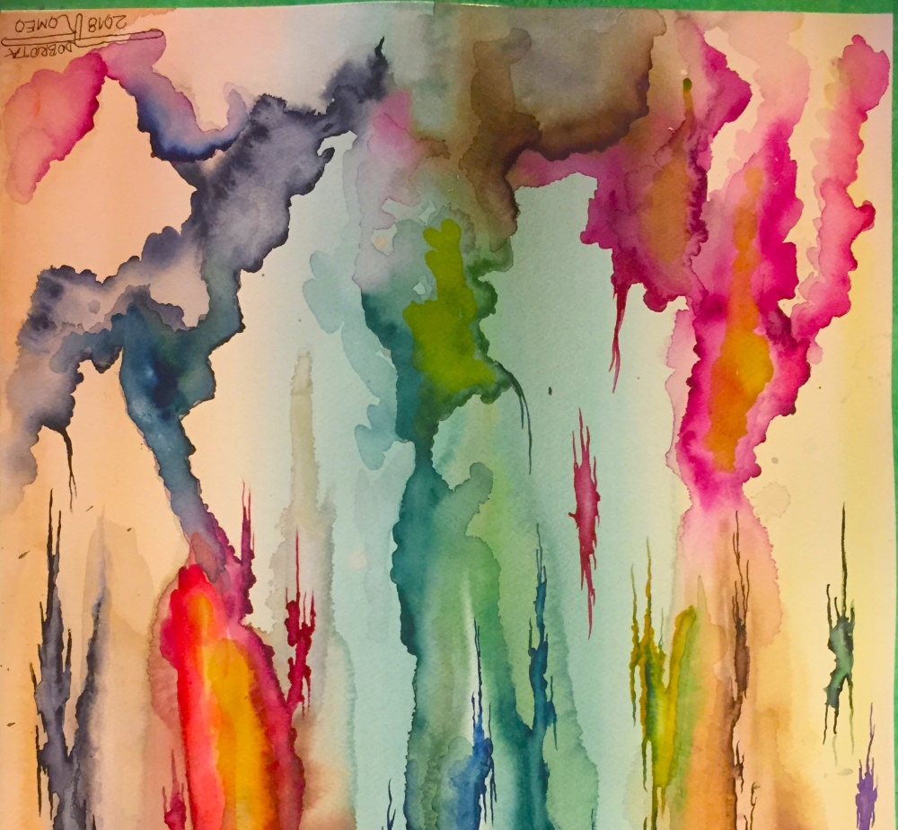 The Seasons by Vivaldi Watercolors on cold press paper, 15x22 inch, SKU 4085  