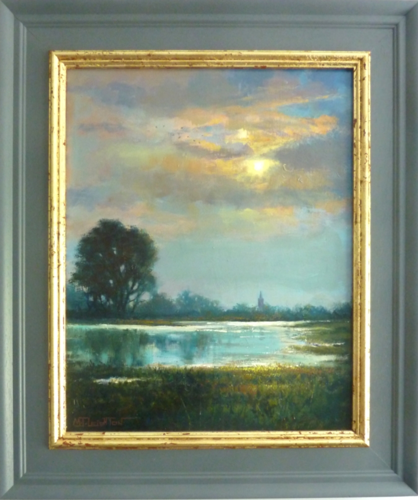 Sunset over the River