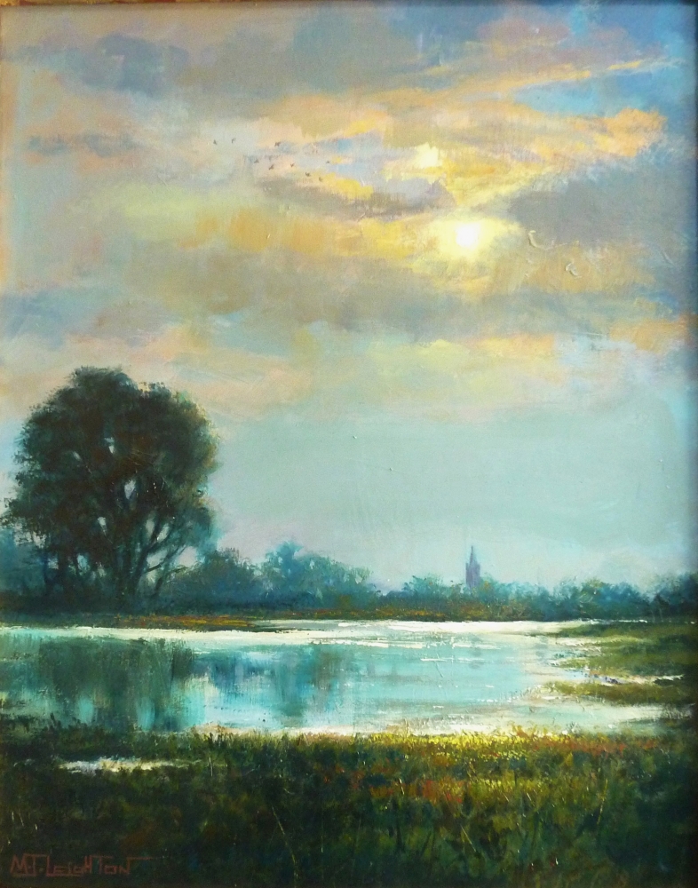 Sunset over the River