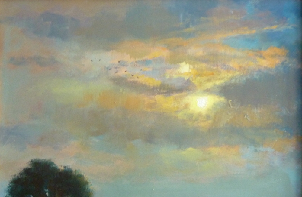 Sunset over the River