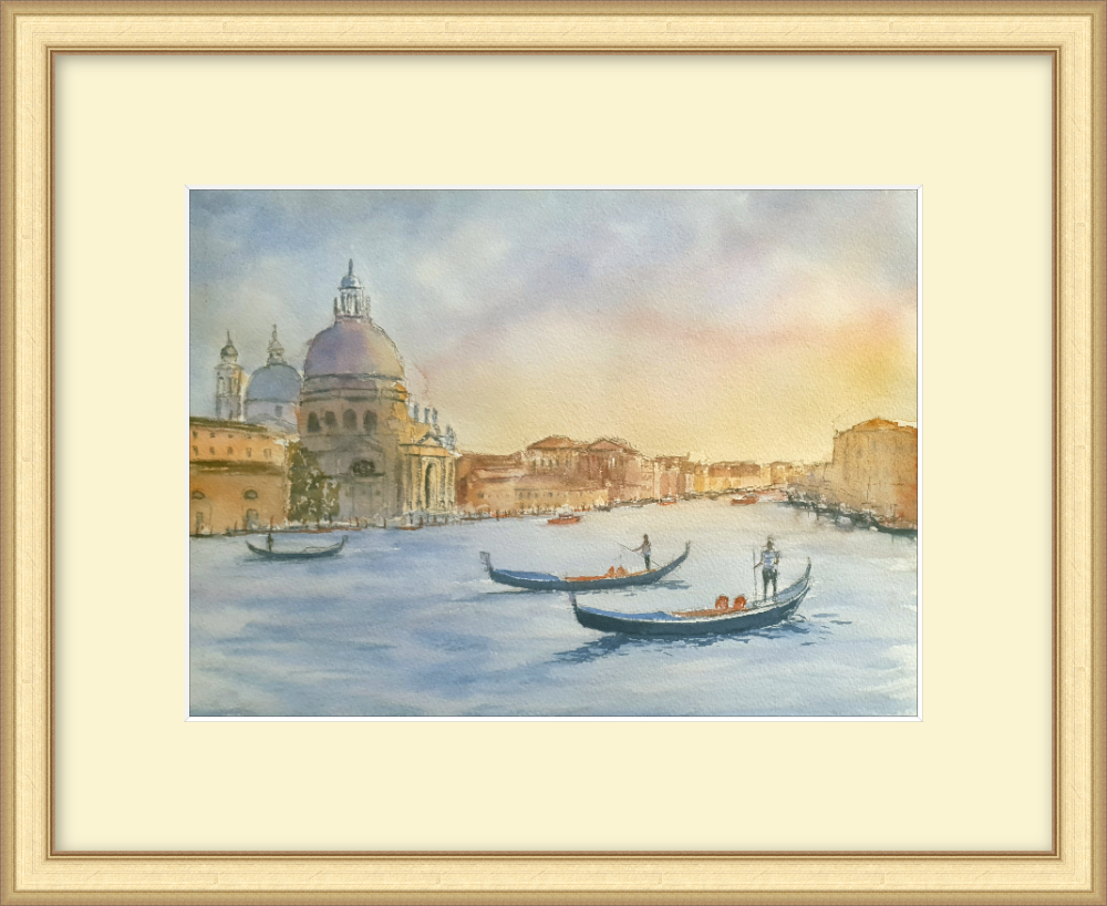 Venice at Sunrise. Original Watercolour
