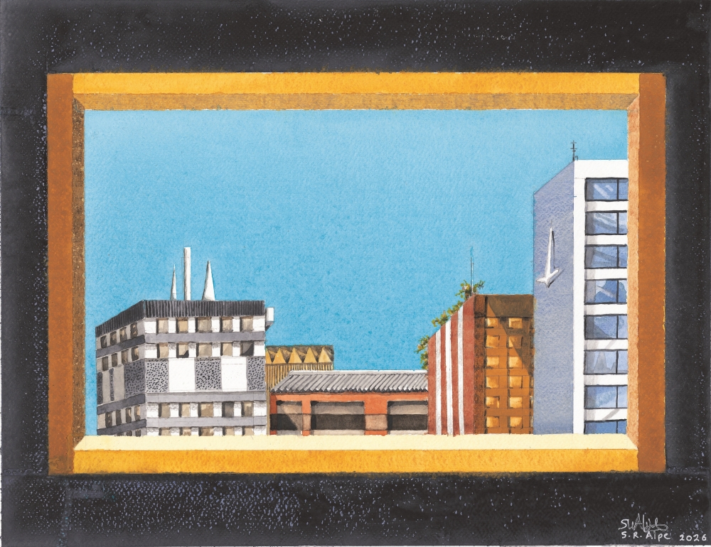 Framed Window View...C.B.D Fort Stanley