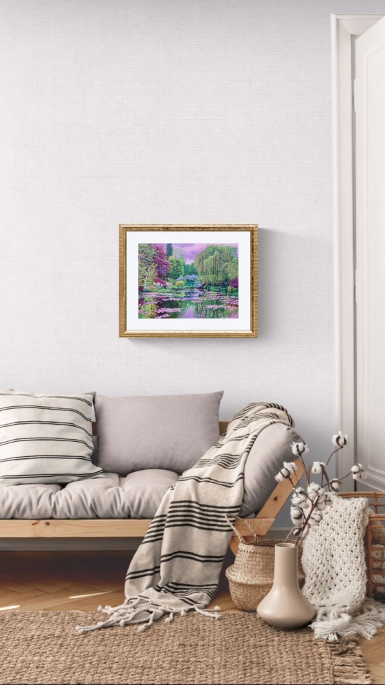 Monet's Wisteria Bridge at Giverny