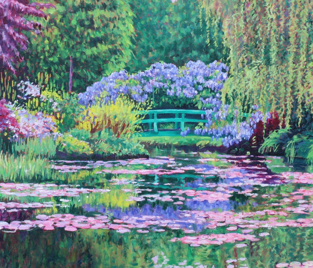 Monet's Wisteria Bridge at Giverny