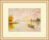 Peaceful Morning on the Lake. Original Watercolour