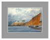 Breton Fishing Boat. Original Signed Watercolour 15x11 inches ; 38x28cm