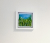 Lush Landscape Framed Glass Art
