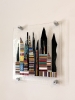 Glass City Wall Sculpture