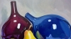Mixed Fruit And Coloured Glass