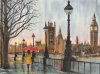 London Scene, Walking in the Rain