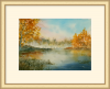 Autumn Lake. Original Signed Watercolour.15x11 inches; 38x28cm