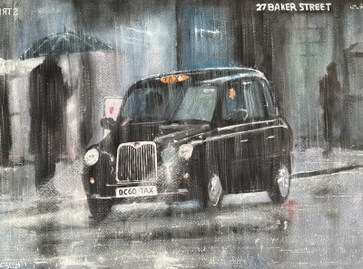 Baker Street, London in the Rain