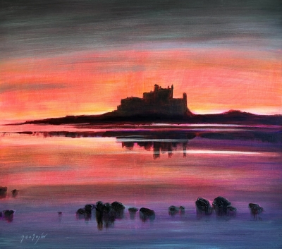 Bambrugh's Tidal Glow