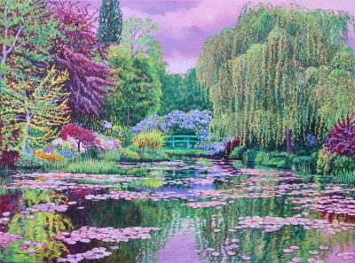 Monet's Wisteria Bridge at Giverny