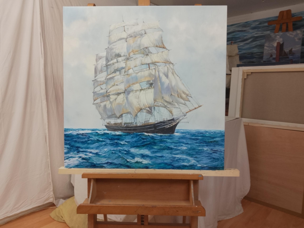 THE CUTTY SARK IN FINE WEATHER
