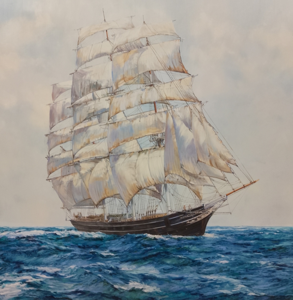THE CUTTY SARK IN FINE WEATHER