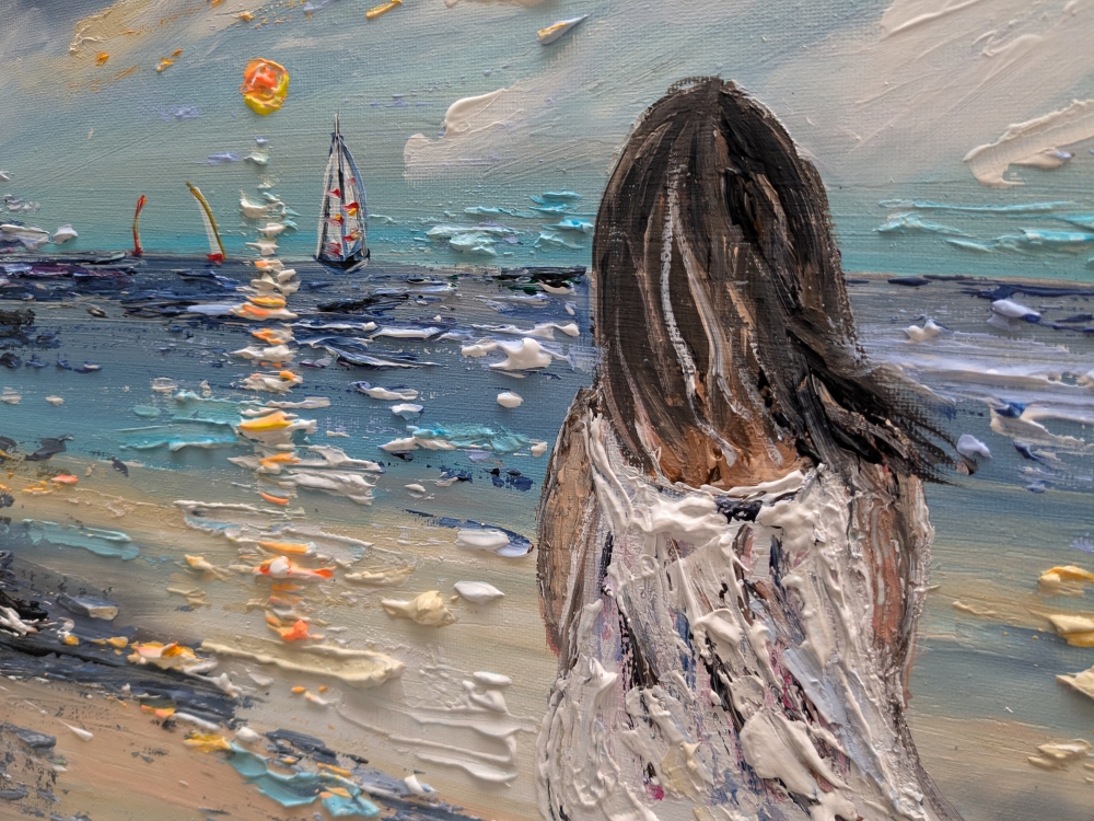 Girl on the beach 