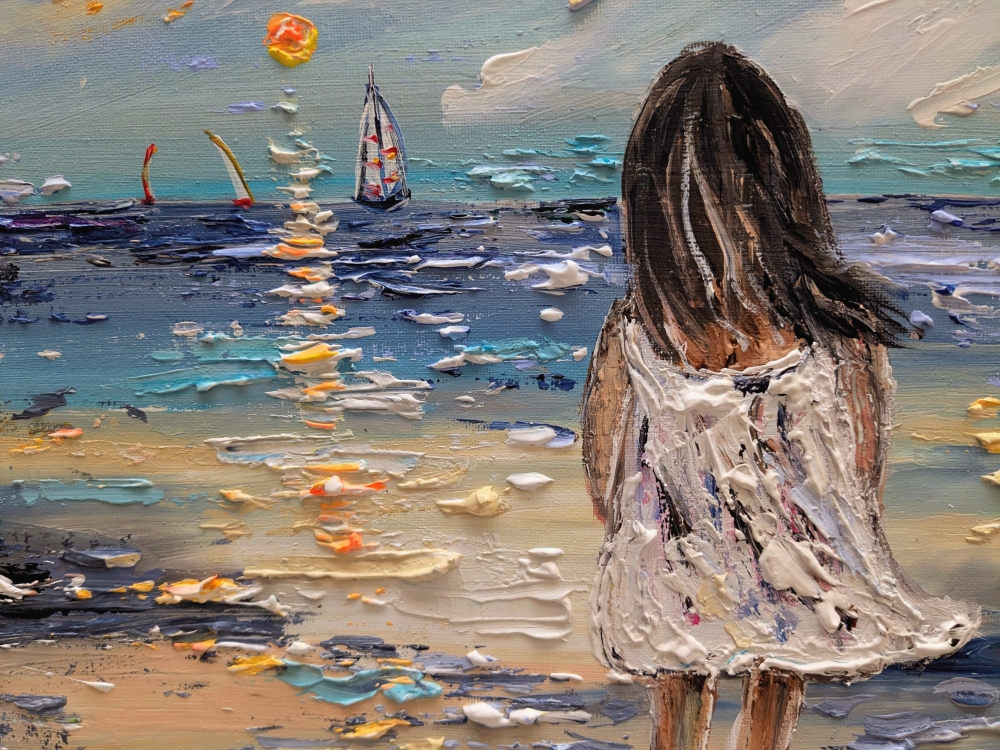 Girl on the beach 