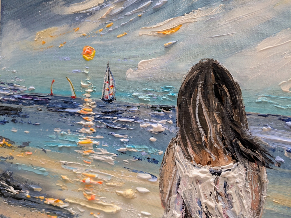 Girl on the beach 