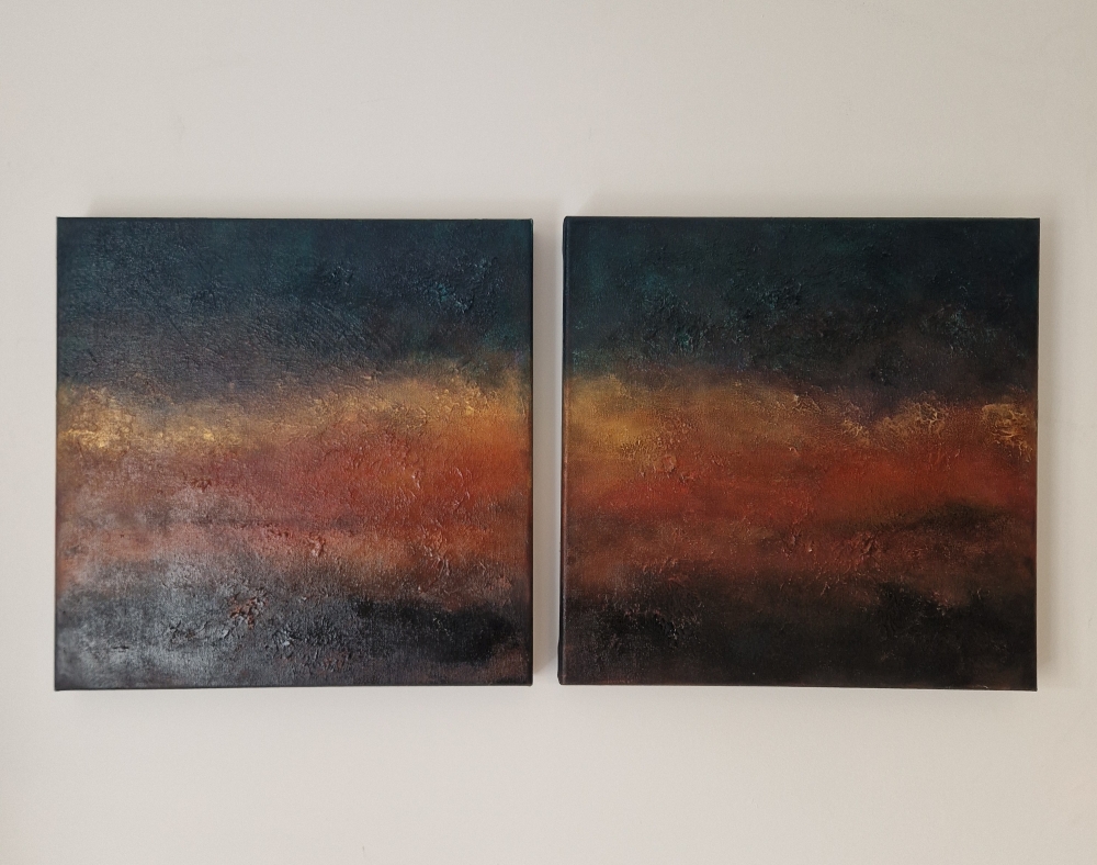 Mist #3 Diptych