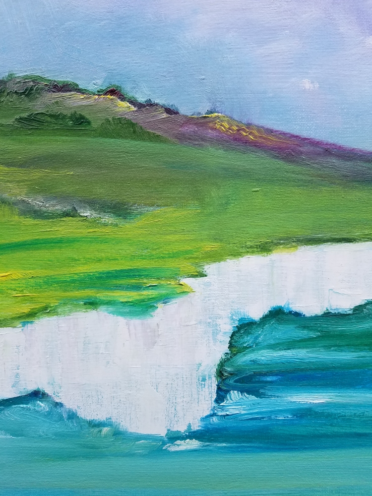 Floating Over The Coastline