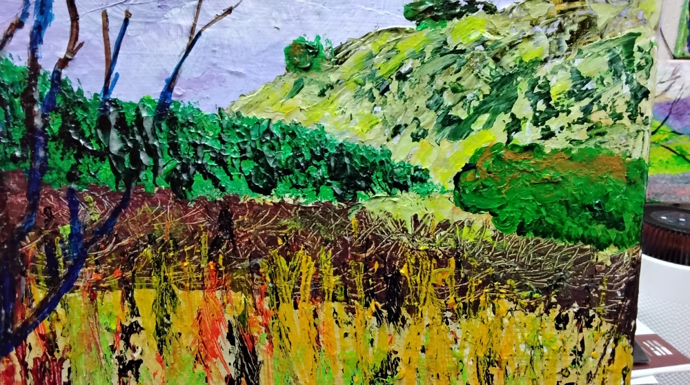 Across the valley