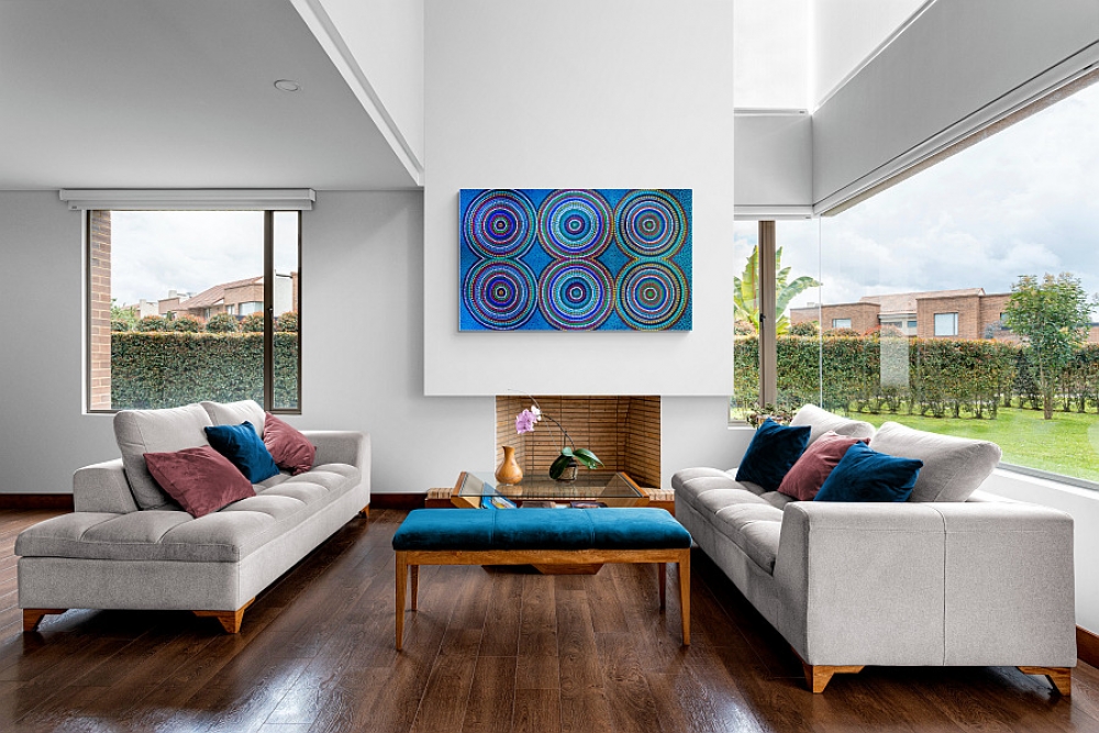 Six Circles - Hand painted 