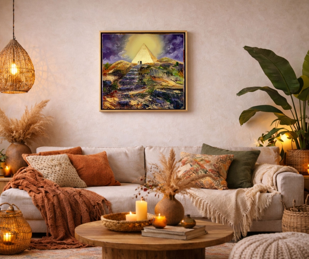 Ascension. Ltd Embellished Print