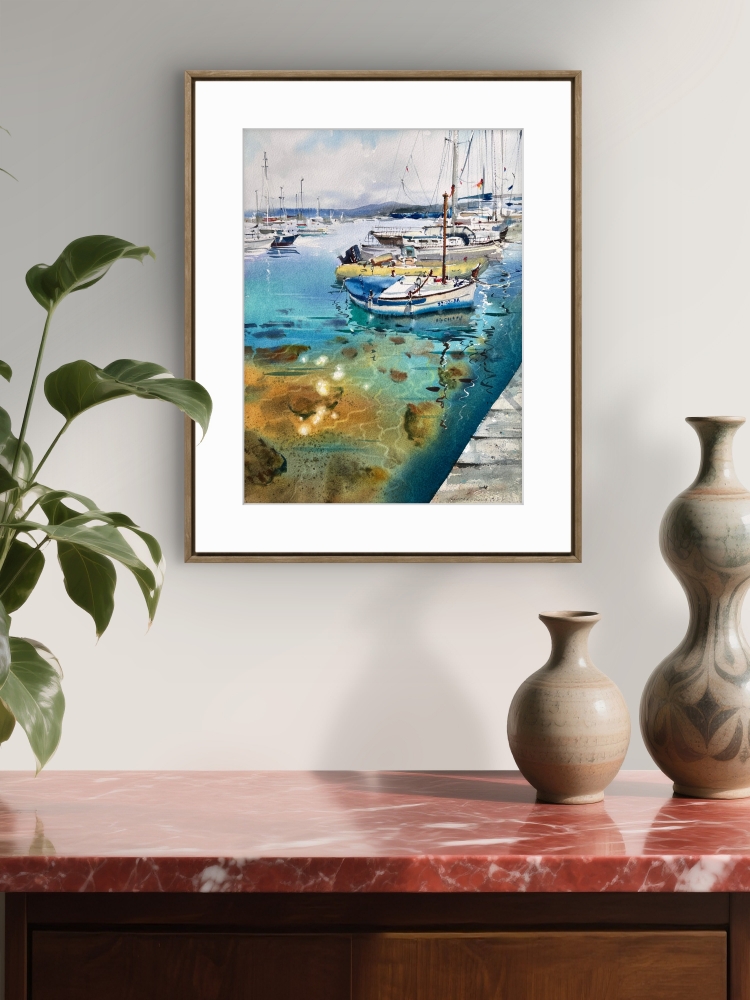 Yachts at anchor #20