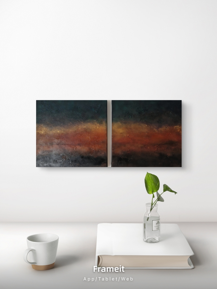 Mist #3 Diptych