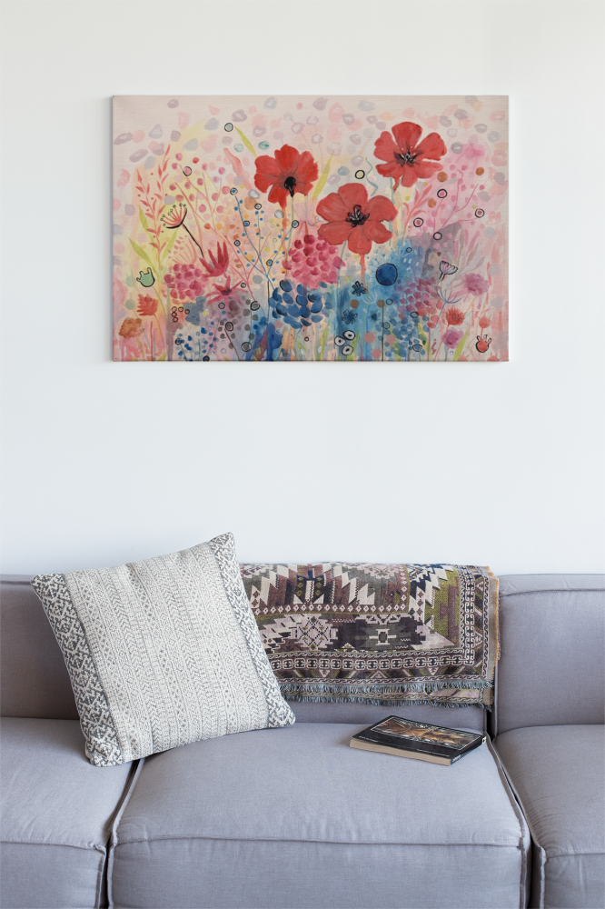 Natures Palette Vibrant Canvas Painting
