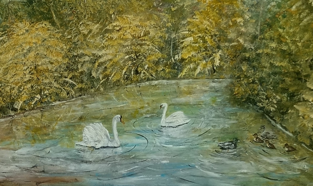Swans on the Lake
