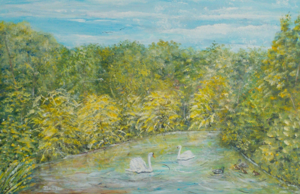 Swans on the Lake