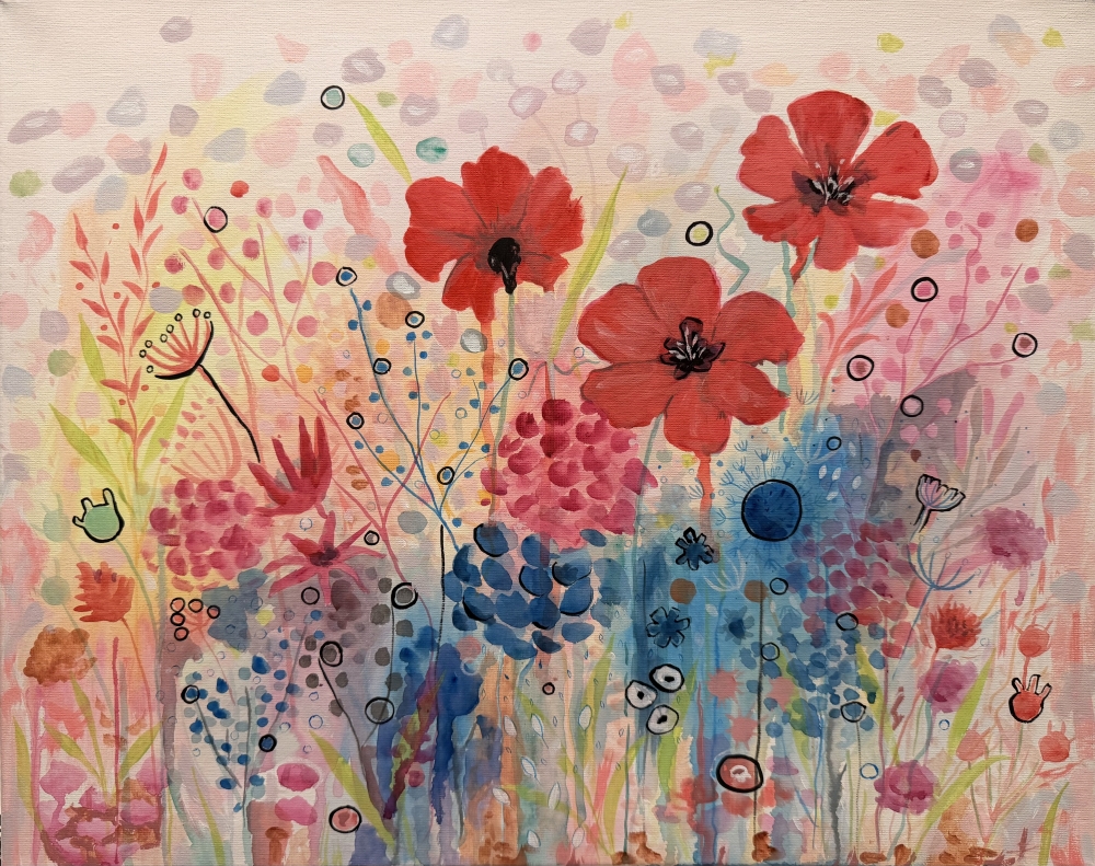 Natures Palette Vibrant Canvas Painting