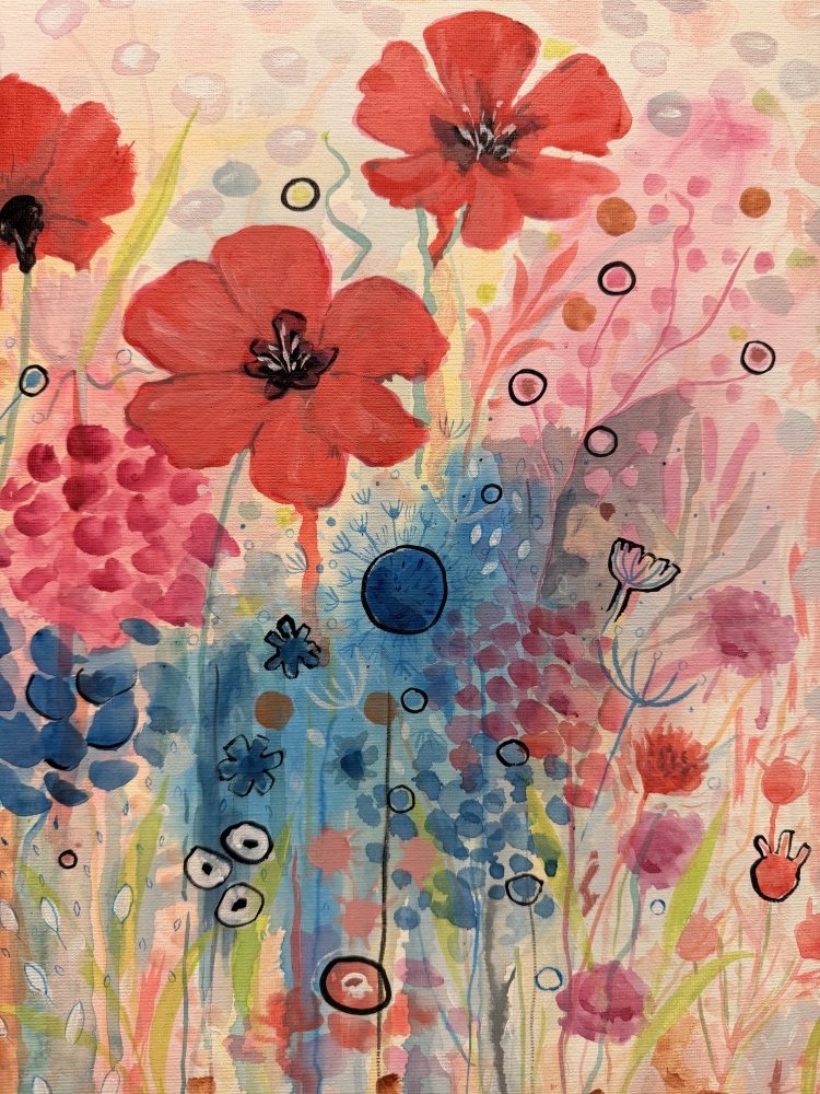 Natures Palette Vibrant Canvas Painting