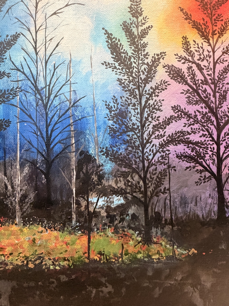 Glow Landscape Canvas Painting