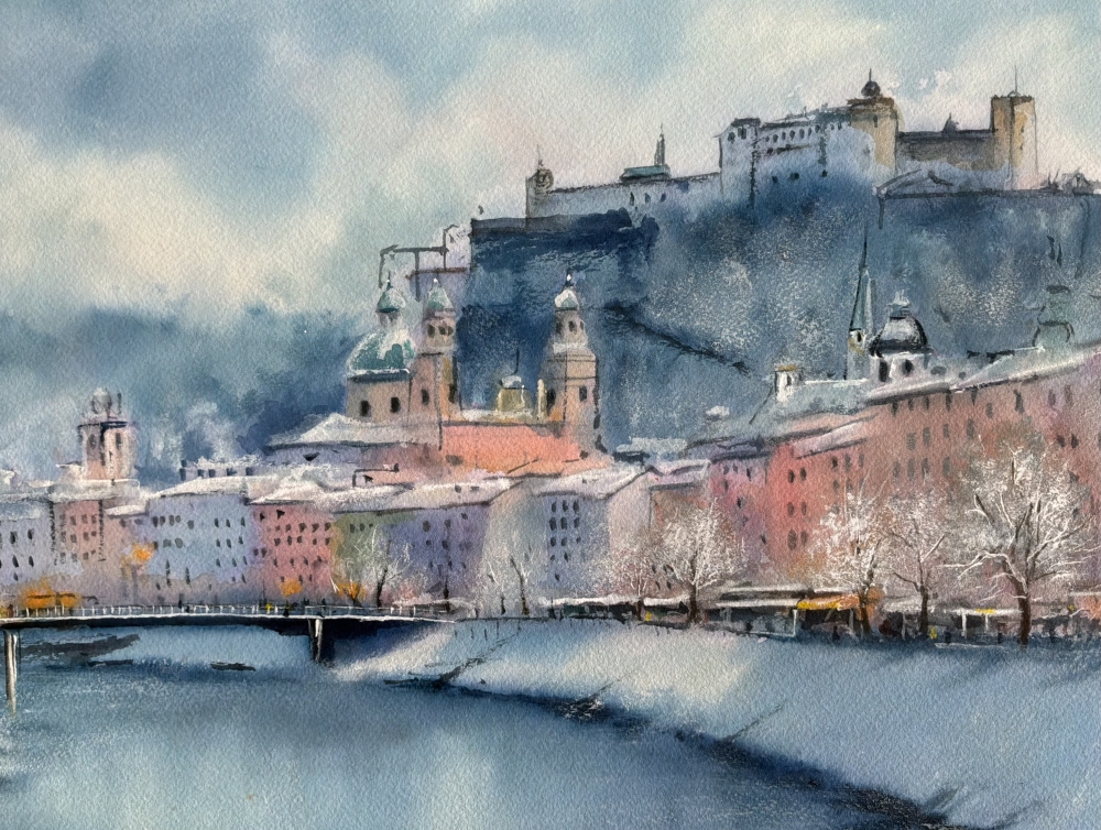Winter in Salzburg, `Austria 