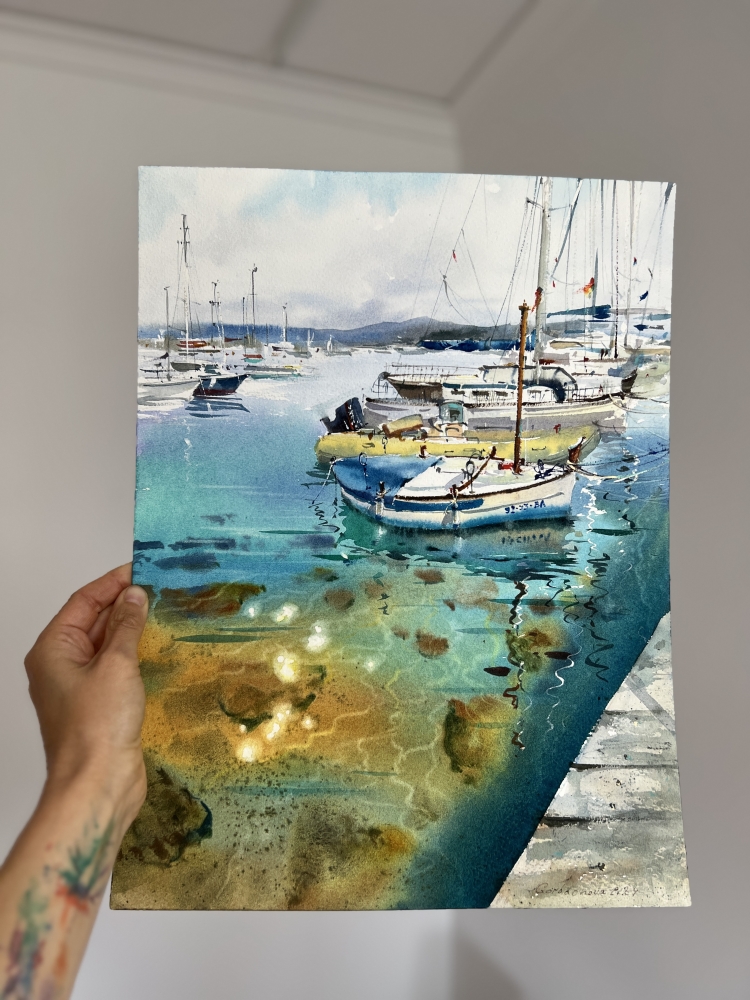 Yachts at anchor #20