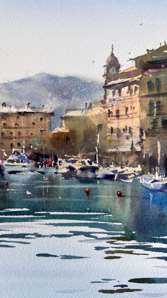 Blue Italian Morning. Camogli #2
