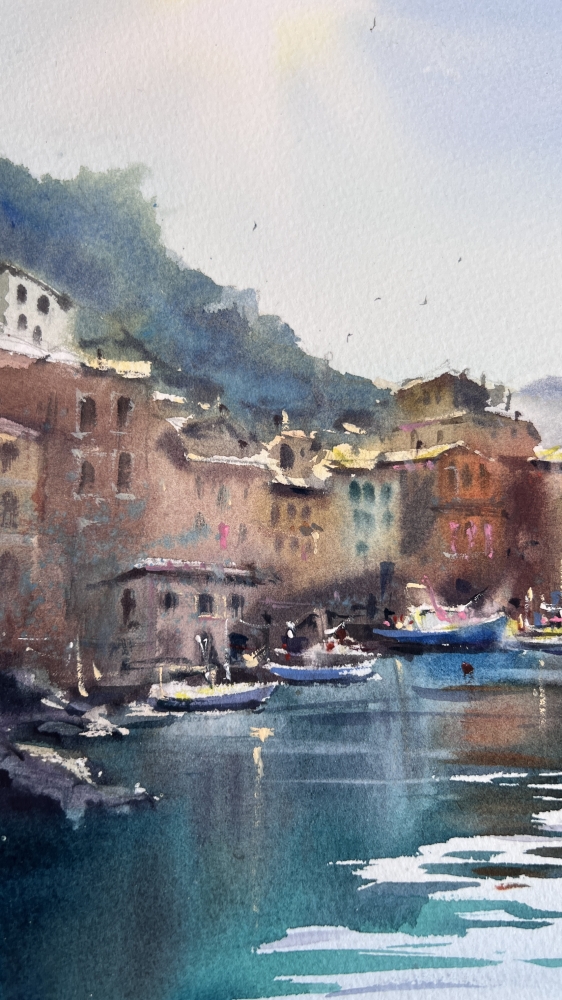 Blue Italian Morning. Camogli #2