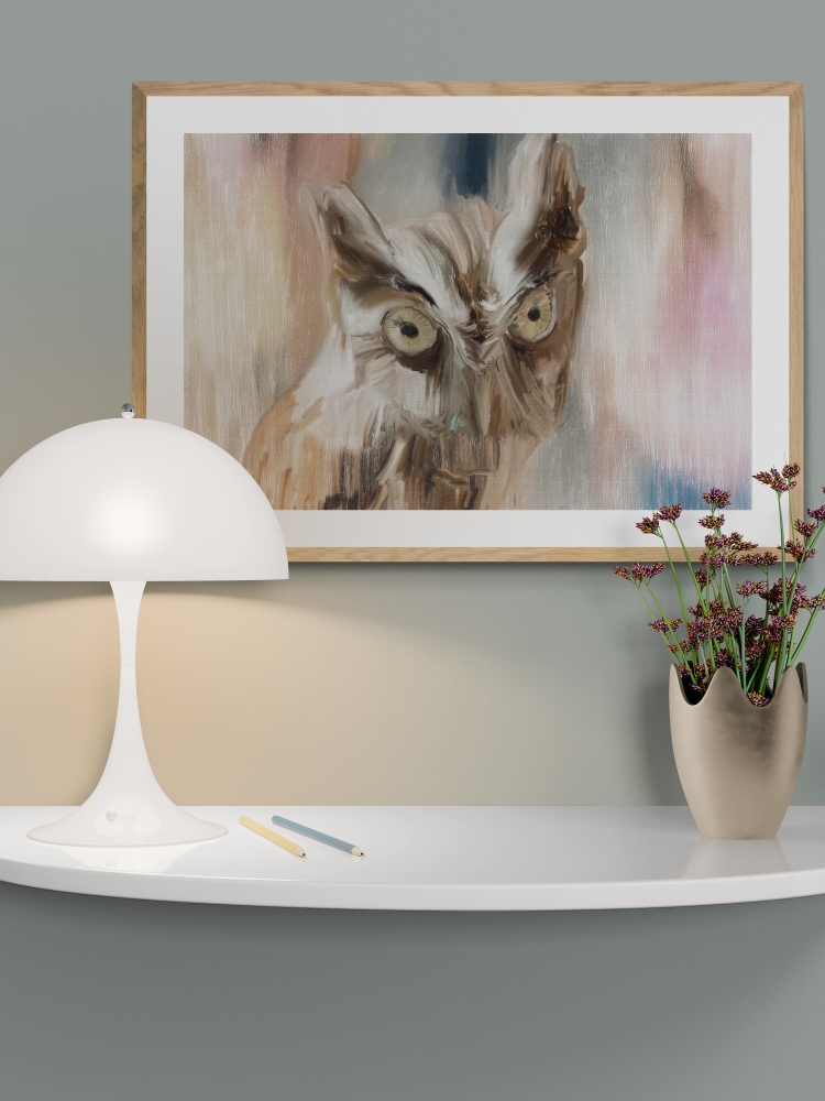 Burrowing Owl Digital Painting