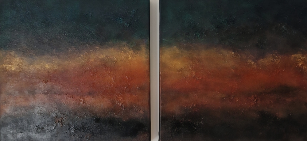 Mist #3 Diptych